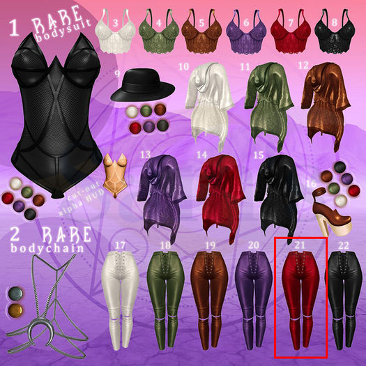 Moon Elixir - Bohemian Alchemy - 21 - Lara - Ruby Pants