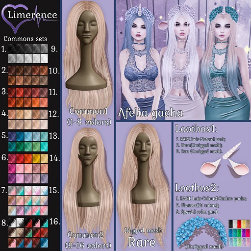#14{Limerence} Afelia Hair (Common2)-Colour2
