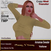 (CNS) Yellow Annamae Sweater