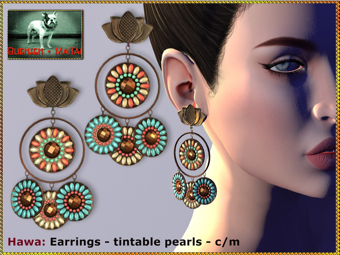 Bliensen + MaiTai - Hawa - Earrings