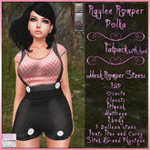 Raylee Romper With Hud Polka