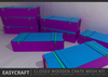 Easycraft closed wooden crate colorguide