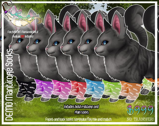 ::Whymsikal:: - BRDMRT Manticore Socks -  FATPACK