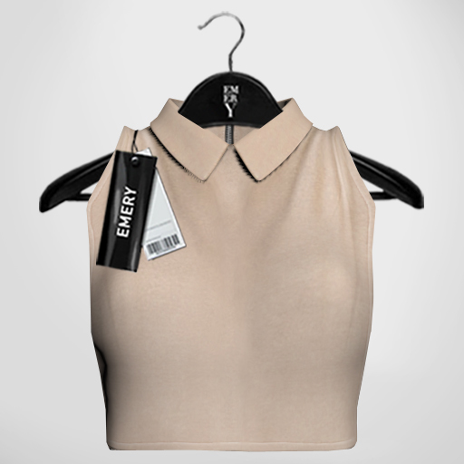 Emery Reedus Crop Top Natural