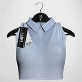 Emery Reedus Crop Top Sky