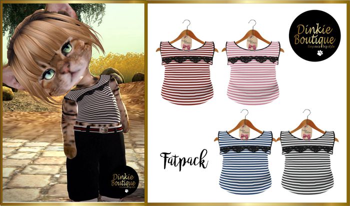 *DB* DINKIES DOLLY TOP *FATPACK*