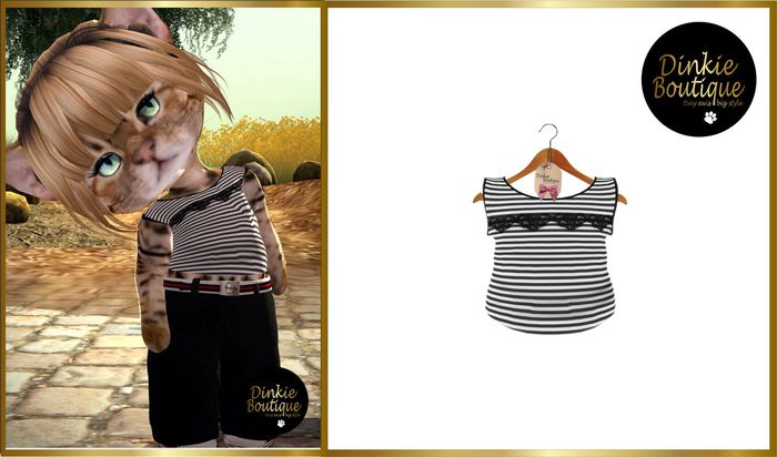 *DB* DINKIES DOLLY TOP black