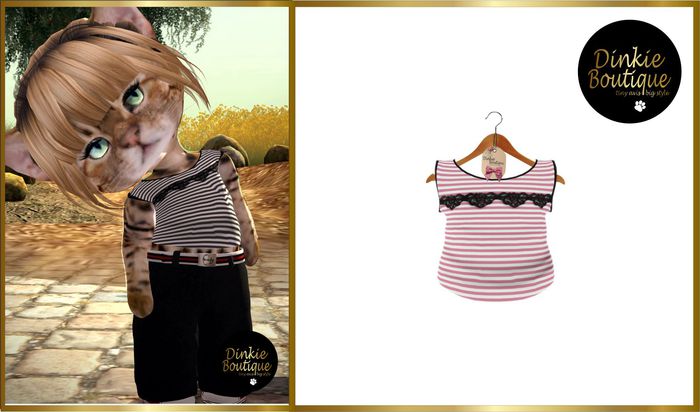 *DB* DINKIES DOLLY TOP pink