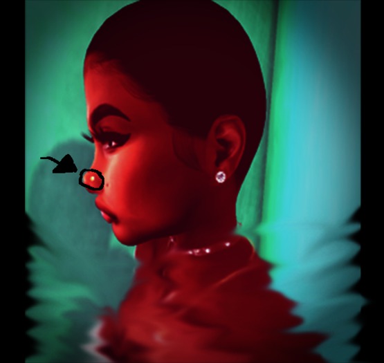 {LR` JEWELZ} LEFT SIDE-GOLD NOSE RING