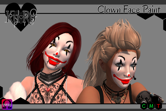 .:Ku+Ro:. [Clown Face Paint] box