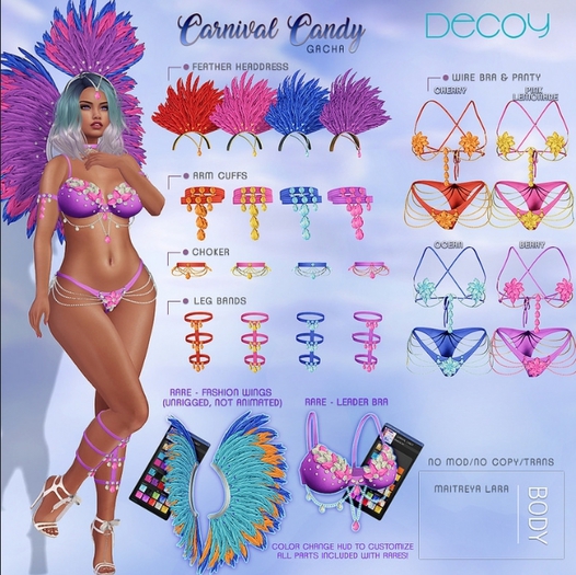 Decoy - Carnival Candy: Leader Bra RARE