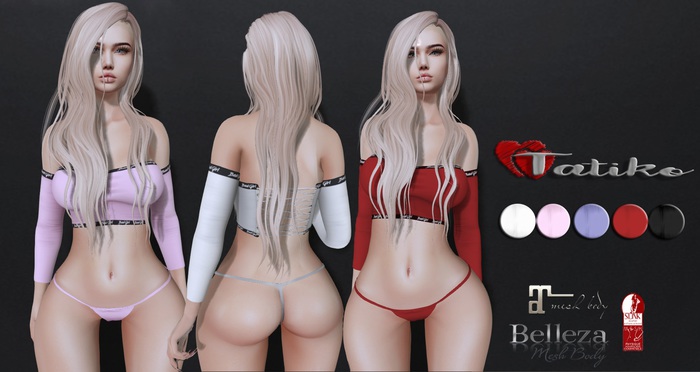 Tatiko - Brooke Outfit 5 color HUD