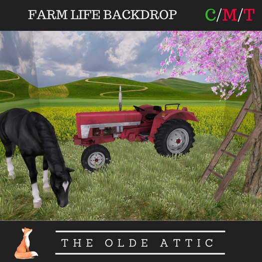 The Olde Attic - Farm Life Backdrop (Boxed HUD. Add)
