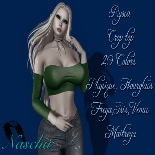 ~Nascha~ Ryssa~crop top BOXED