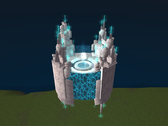 Skybox - Sci-fi white tower