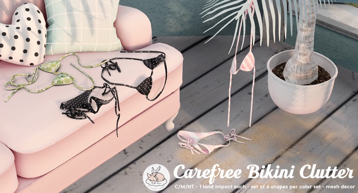 +Half-Deer+ Carefree Bikini Clutter [FATPACK]