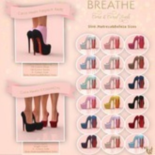[BREATHE]-Carol Heels-FATPACK-RARE