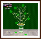 St Patrick - Urn with Lucky Tree