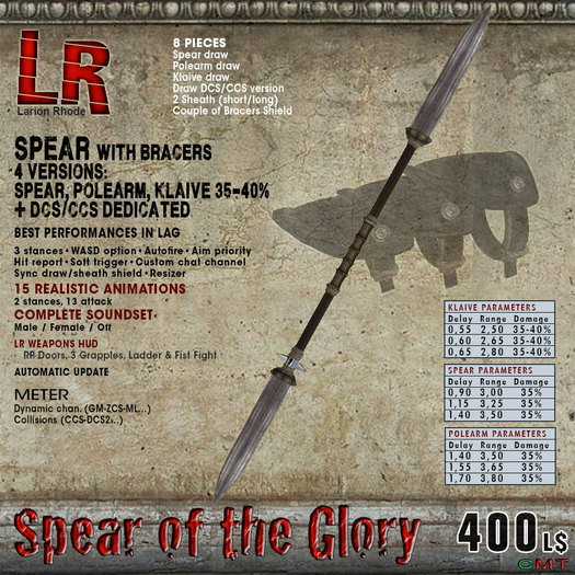 Spear of the Glory (box) - (Spear - Polearm - Klaive versions)