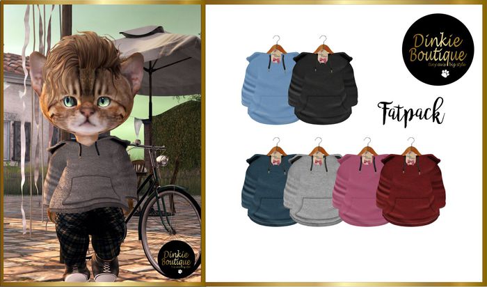 *DB* DINKIES SWEAT HOODIE *Fatpack*