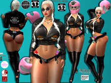 BIKER OUTFIT-MAITREYA-BELLEZA-SLINK-TMP-STANDARD-5 SIZES