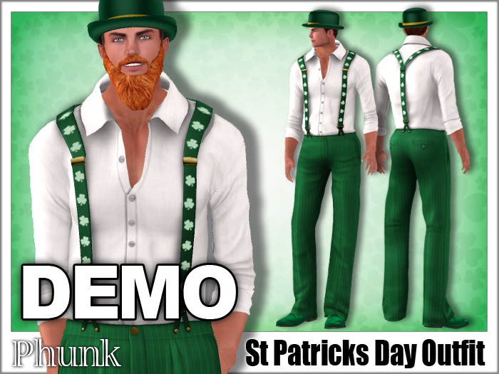 DEMO [Phunk] St Patricks Suspenders Outfit