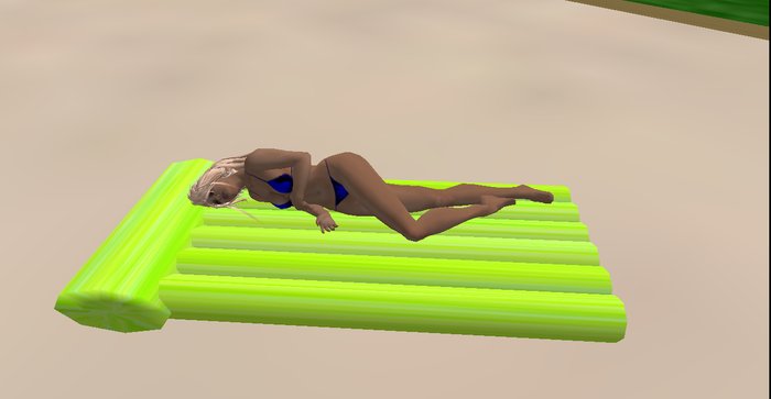 Cool Citrus Pool Lounger - apenas 1 PRIM! 