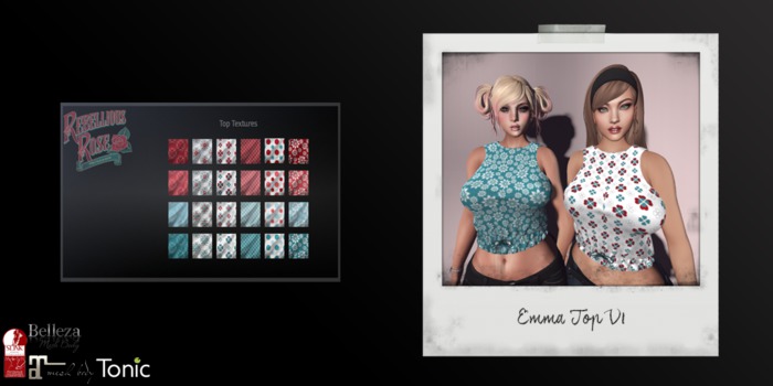 ~Rebellious Rose~ Emma Top V1