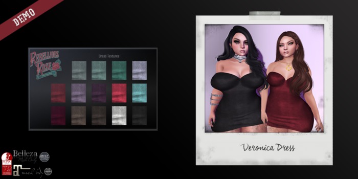 ~Rebellious Rose~ Veronica Dress DEMO