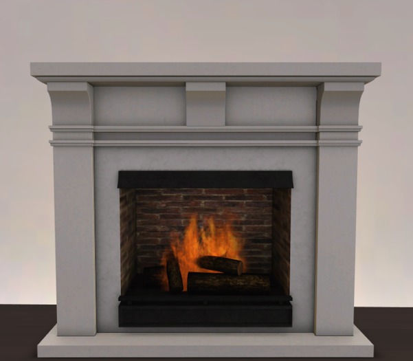 Mesh Traditional Fireplace 5