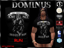 ~DOMINUS~RUN  TSHIRT (BOXED)