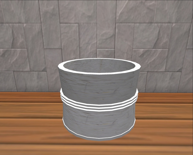 Second Life Marketplace - Plant pot - light color