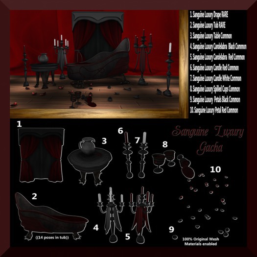 .::DD::. Sanguine Luxury Drape RARE