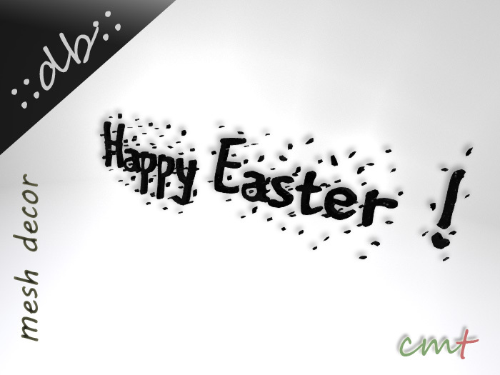 ::db:: Happy Easter! Mesh Letters #2