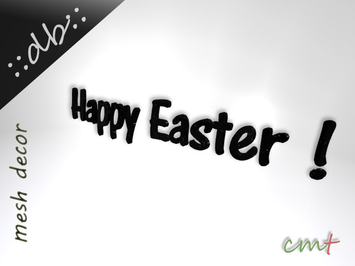 ::db:: Happy Easter! Mesh Letters #2