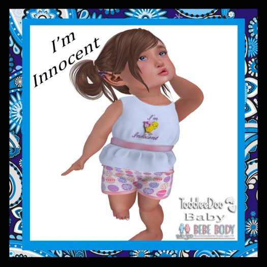 JulZy - I'm Innocent Shorts Outfit Bag - TD Baby & BeBe