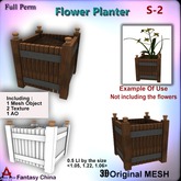 FC- Full Perm Mesh Flower Planter s-2 bp