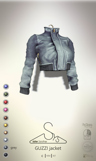[sYs] GUZZI jacket (body mesh) - grey
