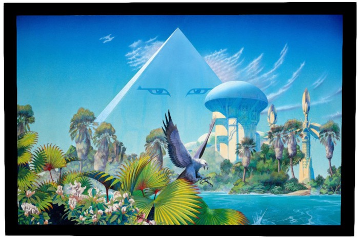 Seeing Pyramid - Framed Fantasy Art