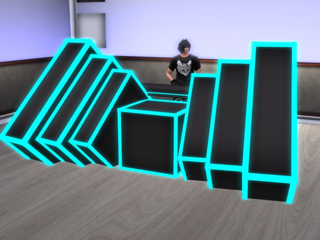 priority DJ booth ( Color HUD ) b&w MESH 