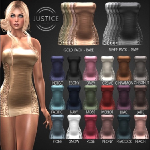 [JUSTICE] LIZA DRESS - PACIFIC - MAITREYA