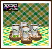 St Patrick - Irish Coffee Tray