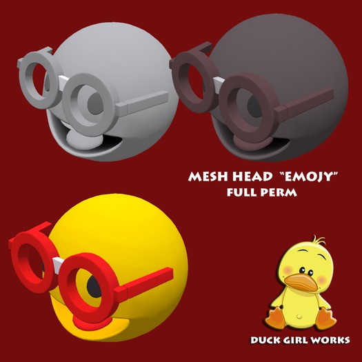 Mesh head "Emojy" full perm