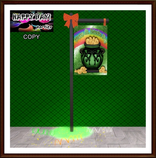 St Patrick - Happy SPD Flag