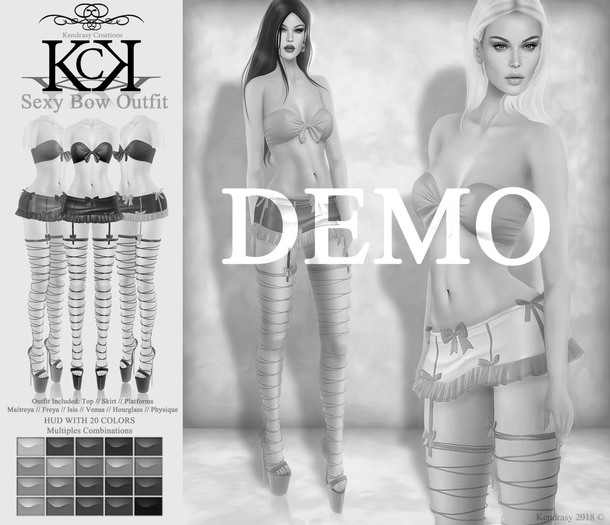 :::KC::: Sexy Bow Outfit // DEMO
