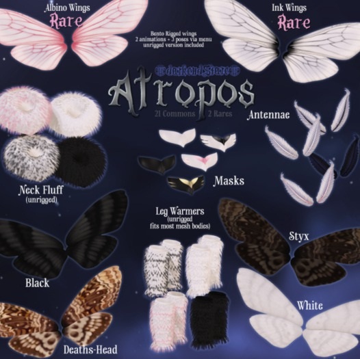 darkendStare. Atropos Mask [Black] (boxed)