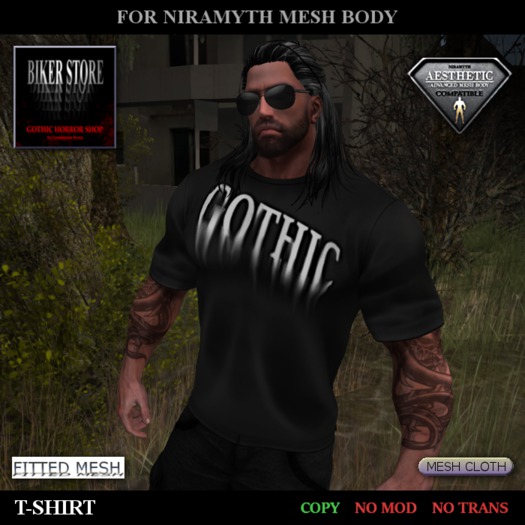 #Aesthetic T-Shirt GOTHIC v1+v2