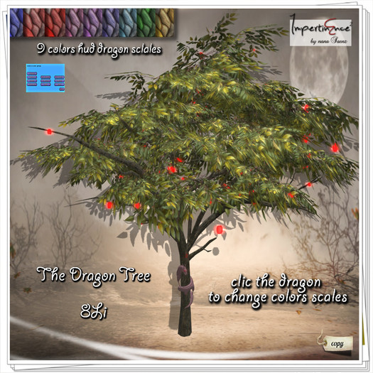 Dragon tree clic to change textures
