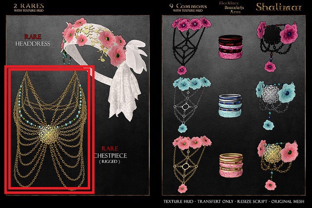 .aisling. Shalimar Chestpiece RARE 1