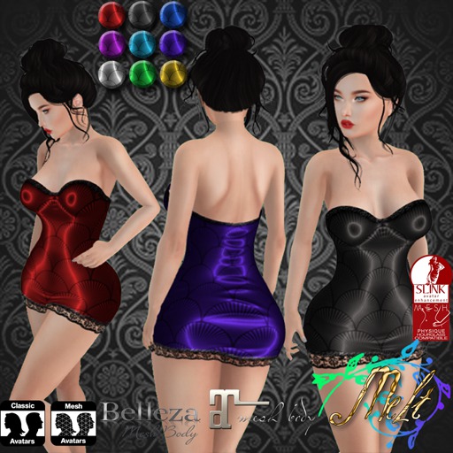 {Melt} Satin Lounge Mini